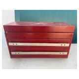 Metal Toolbox With Assorted Tools