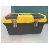 Plastic Tool Box with Assorted Tools