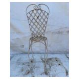Iron Lattice Garden Chair