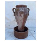 Large Terracotta Fountain With Handles
