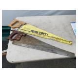 Stanley Thrifty Hand Saw and Vintage Hand Saw