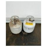 Two 20 lb Steel Propane Tanks