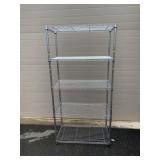 NSF Chrome Wire Shelving Rack, 5-Tier