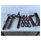 Vintage Iron Barn Door Hardware