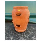 Terracotta Strawberry Jar Planter 15H x 11D