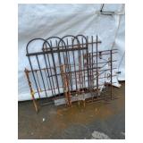 Iron Fence Gate Sections