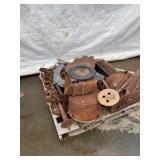 Rusted Cast Iron and Metal Scrap