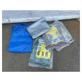 Four Assorted Tarps