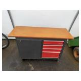 Craftsman Workbench with Drawers and Cabinet