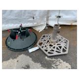 Tree Stand and Metal Umbrella Base