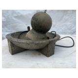 Concrete Tabletop Electric Fountain