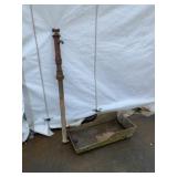 Cast Iron Yard Water Pump and Trough