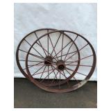 Large Iron Wagon Wheels
