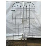 Garden Treasures 72 in. Metal Trellis Pair