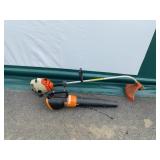 Stihl FS 36 Trimmer and Turbine Blower