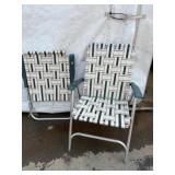 Folding Webbed Lawn Chairs
