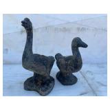 Cast Iron Duck Garden Statues