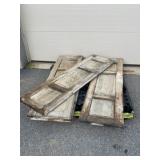 Three Weathered Wood Doors
