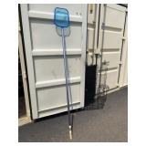 Blue Pool Skimmer with Telescopic Handle