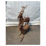 Twig Reindeer Sculptures