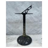 Cast Iron Pedestal Sundial
