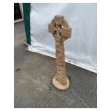 Concrete Celtic Cross Garden Ornament