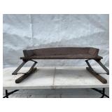 Wooden Sled with Metal Runners, 36 in. L