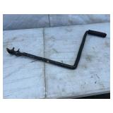 Large Hand Auger With Wood Handle