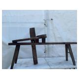 Wooden Shaving Horse Bench, 70 in. L