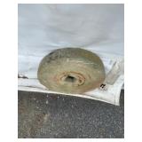 Stone Mill Wheel with Square Center