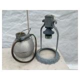 Metal Kerosene Pressure Lantern Base Parts