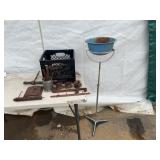 Rusty Metal Parts and Industrial Stand