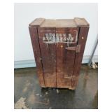 Wooden Storage Cabinet With Shelf