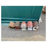 5 Painted Wood Birdhouses