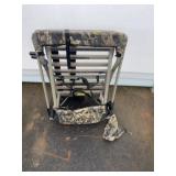 Folding Camouflage Tree Stand with Harness
