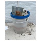 Bucket of Rusty Metal Hardware