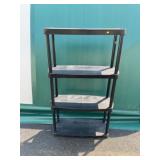 Plastic 4-Shelf Storage Rack, 34 in. W x 57.5