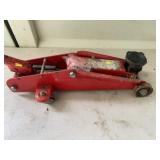 Red Steel Hydraulic Floor Jack