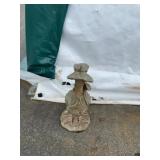 Concrete Duck Garden Ornament with Hat