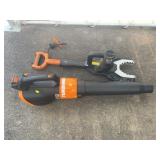 WORX 20V TURBINE Leaf Blower & JawSaw
