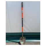 Long-Handled Steel Garden Shovel