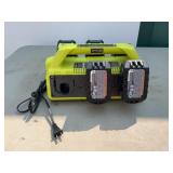 Ryobi ONE+ Supercharger with 4 Lithium-Ion 18