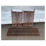 Three Cast Iron Grates