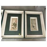 (4) Oriental Framed Prints