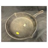 Unsigned Cast Metal Frying Pan