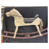 Contemporary Wooden Rocking Horse
