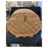 Wicker Hinge Top Storage Box