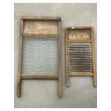 Vintage Glass & Tin Washboards