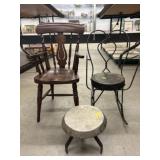 Doll Chairs w/ Stool