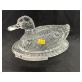Art Glass Duck on Nest